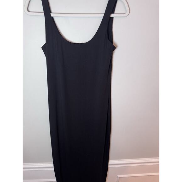 HATCH Maternity Body Midi Tank Dress Black Bamboo Stretch Sz M - Picture 12 of 14